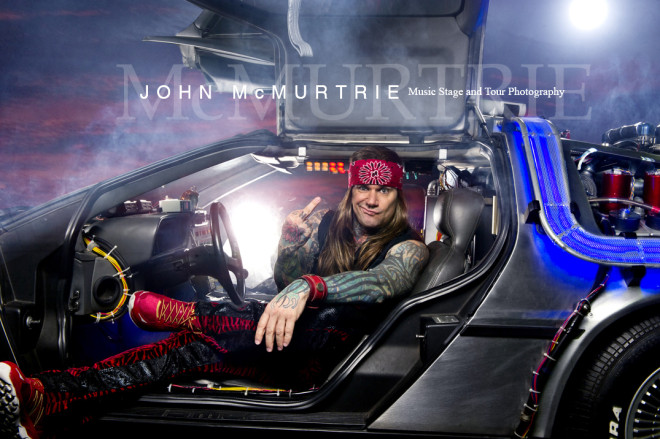 STEEL PANTHER BTTF copyright image JOHN McMURTRIE